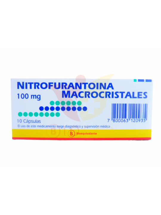 NITROFURANTOINA  100mg X10CAP.