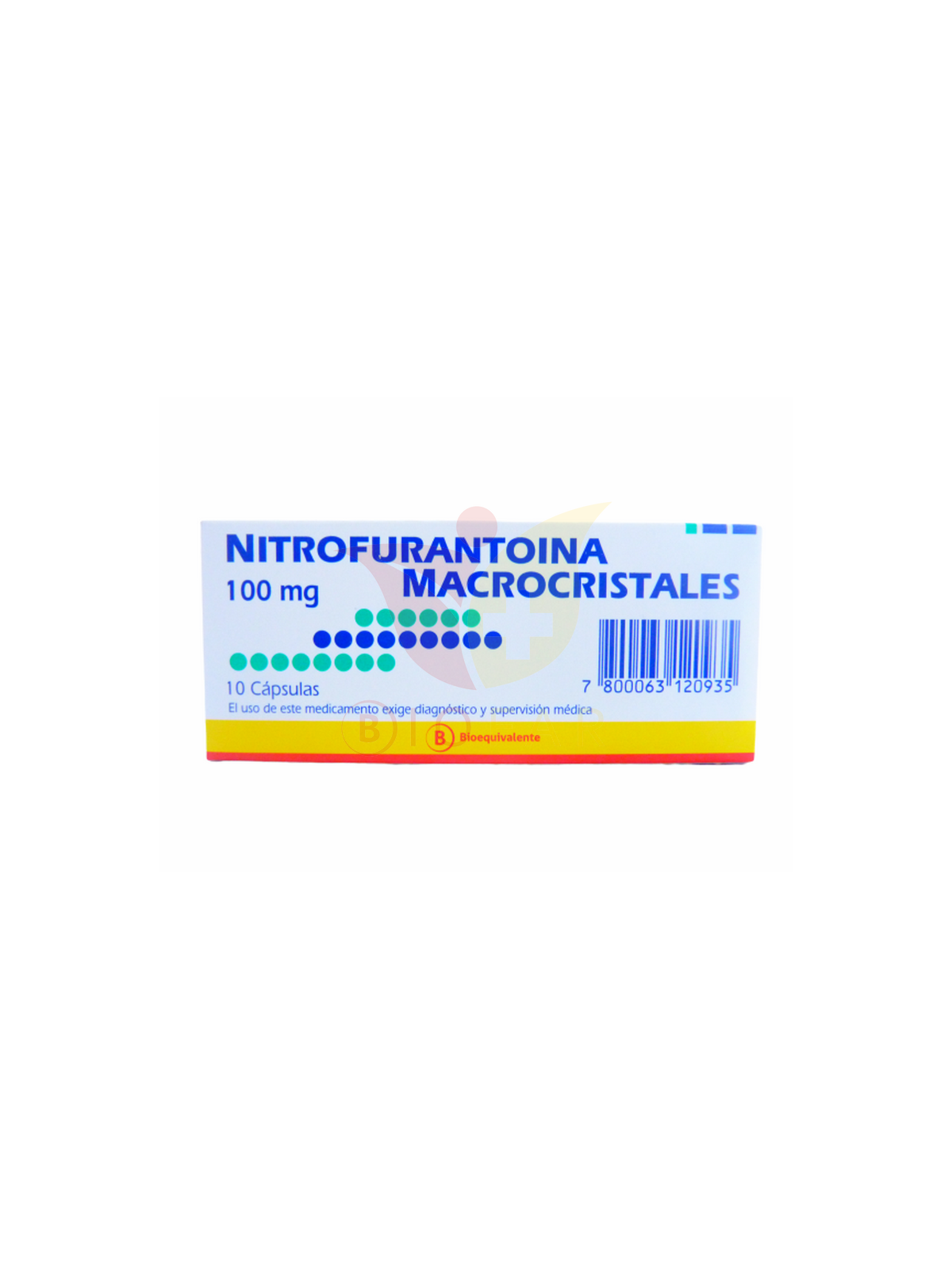 NITROFURANTOINA  100mg X10CAP.