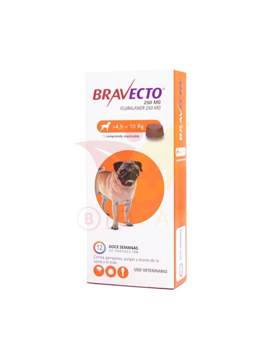 BRAVECTO PALAT PERRO 4.5-10 KG X 1 COMP