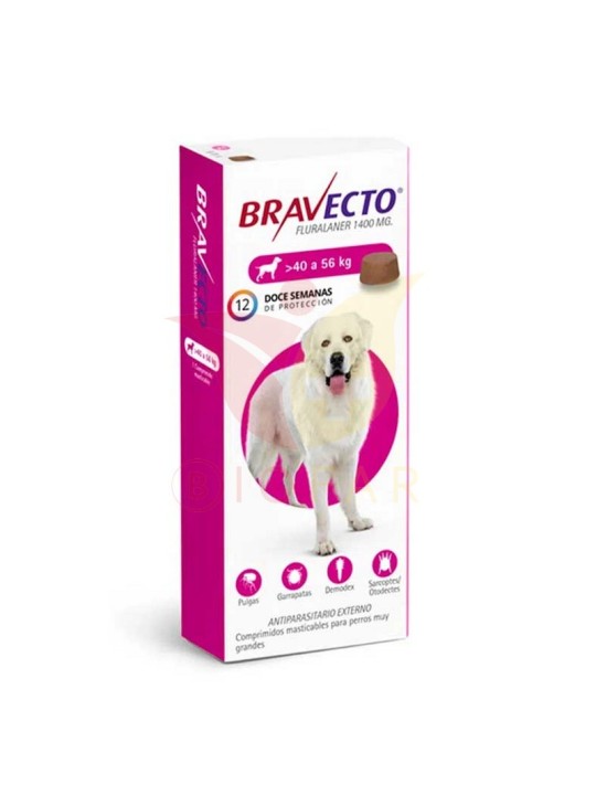 BRAVECTO 1 COMP PALAT PERRO 40-56 KG