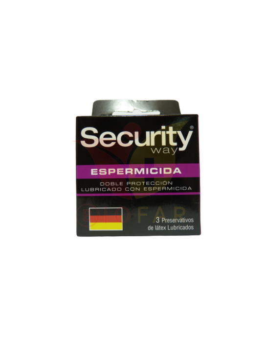 SECURITY ESPERMICIDA X 3