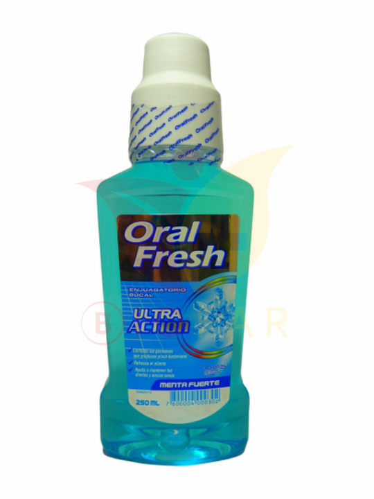 ORAL FRESH ENJ MENTA FUERTE 250ML