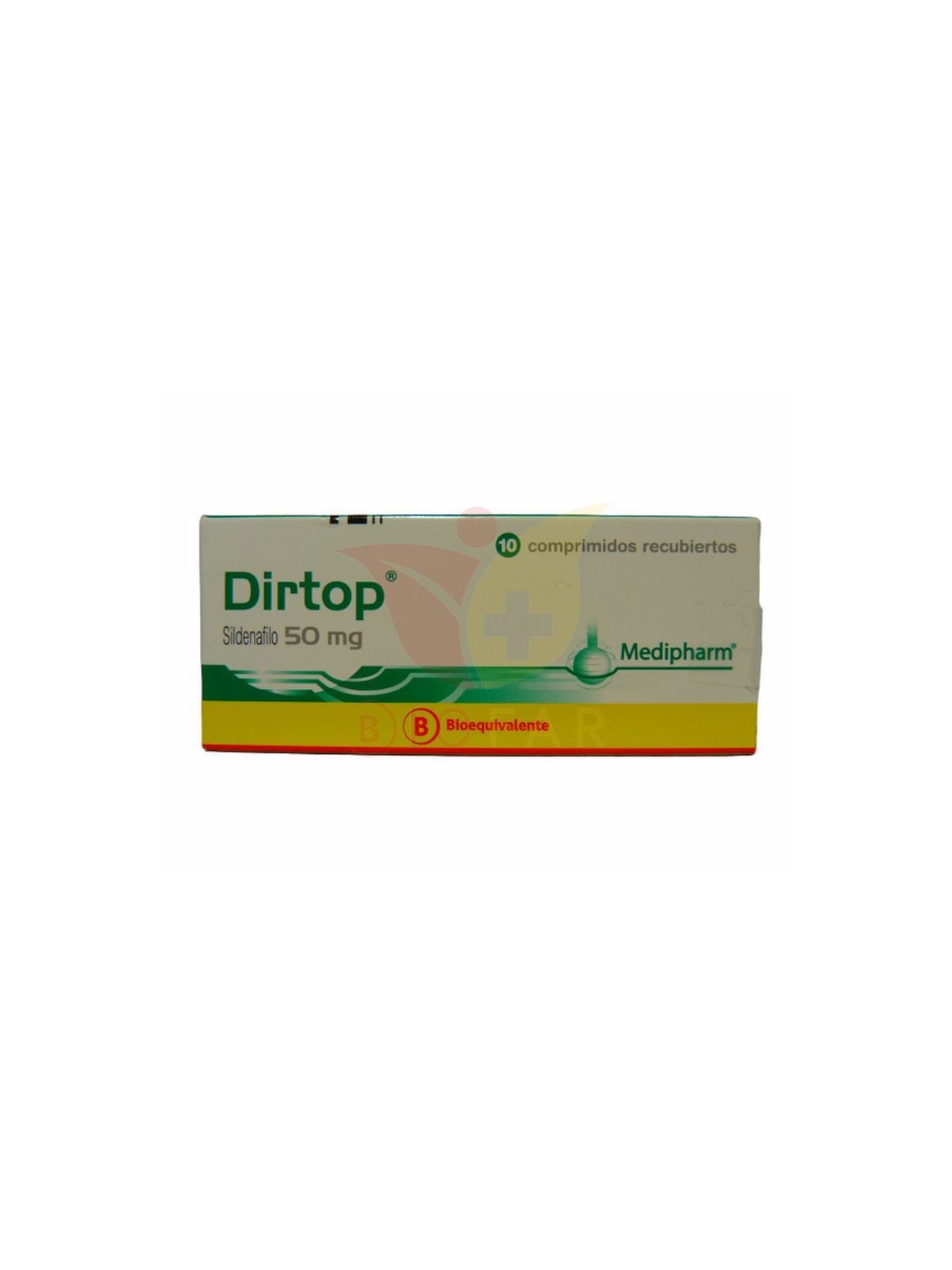 DIRTOP  50mg X10COM.REC.