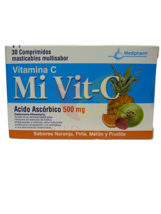 MIVIT C SABOR 500mg X30COM.MAST.