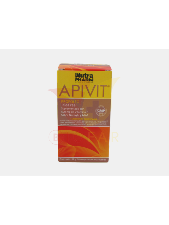 APIVIT   ADULTO PROPOLEO + VITAMINA C X 30 CAP