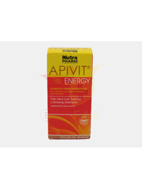 APIVIT ENERGY X 30 CAP