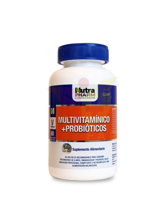 MULTIVITAMINICOS + PROBIOTICOS X 60 COMP MAST