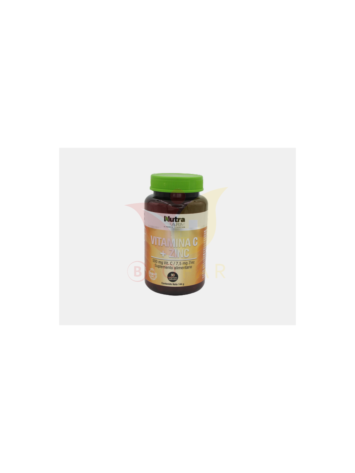 VITAMINA C + ZINC 500/7,5MG X90COM.MAST.