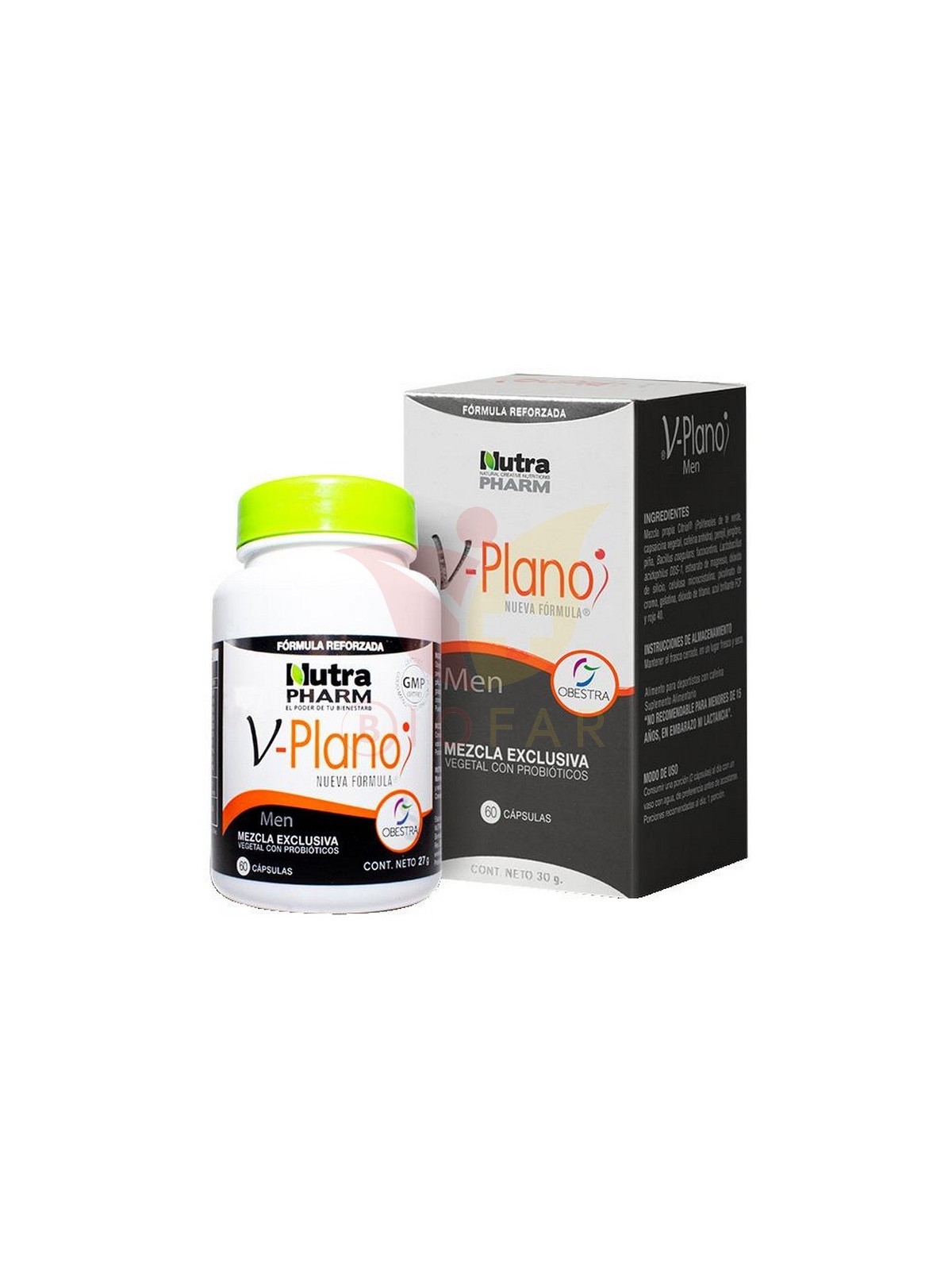 V-PLANO MEN + PROBIOTICOS X 60 COMP