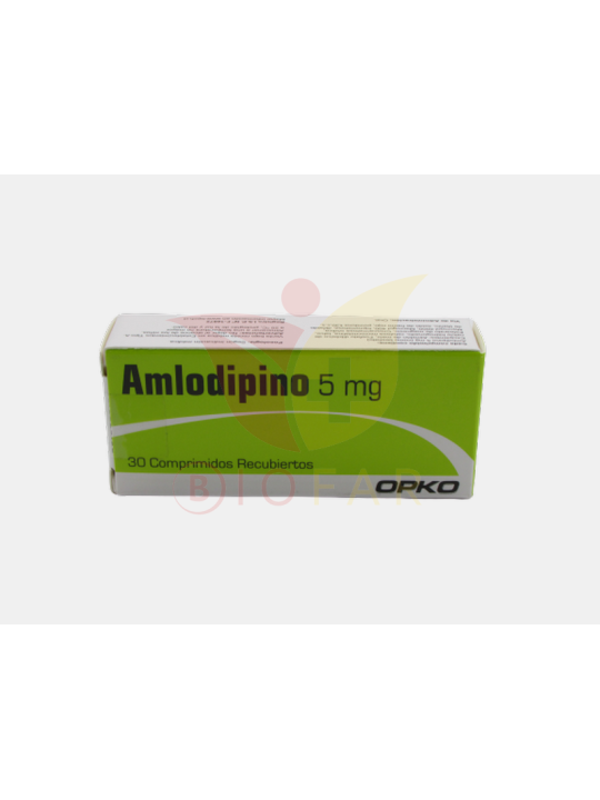 AMLODIPINO 5mg X30COM.