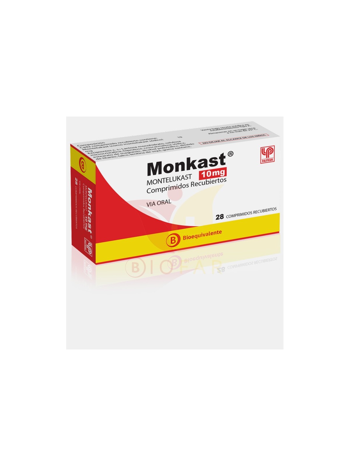 MONKAST 10MG X 28 COMP