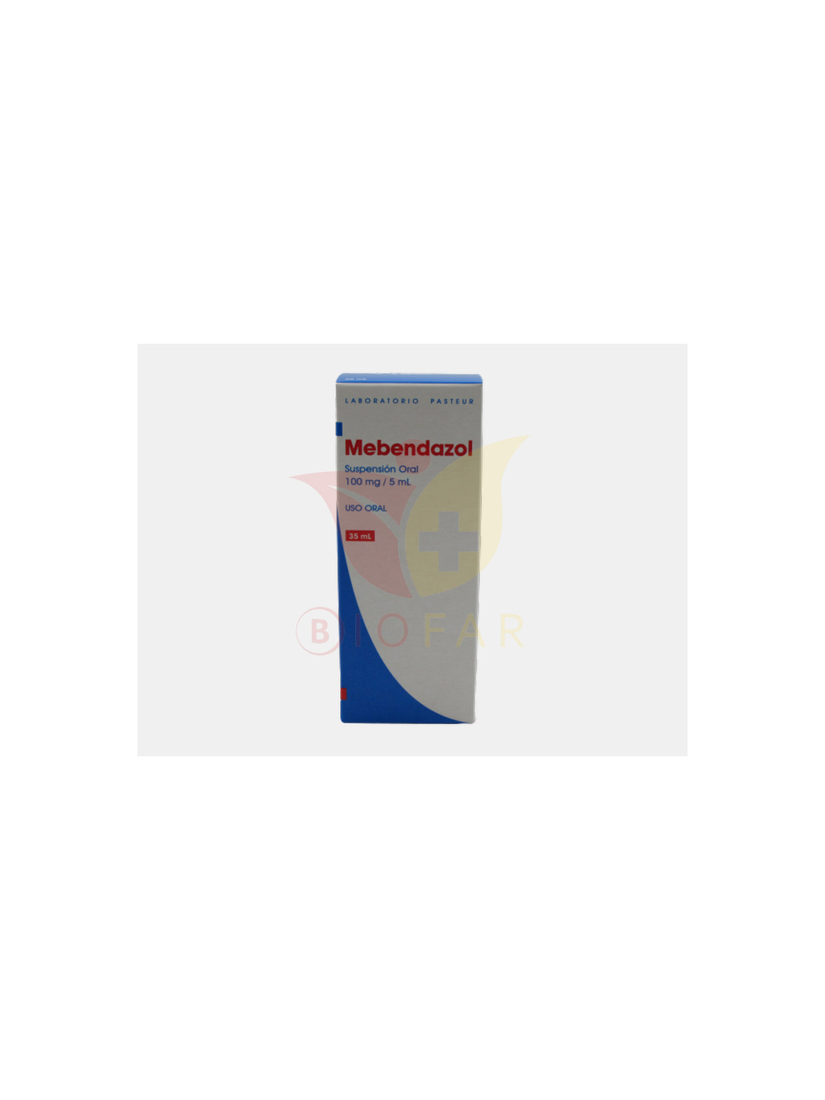 MEBENDAZOL 100 MG X 35 ML FN