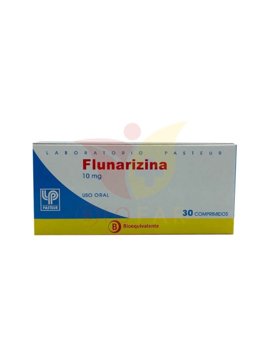 FLUNARIZINA 10mg X 30COM