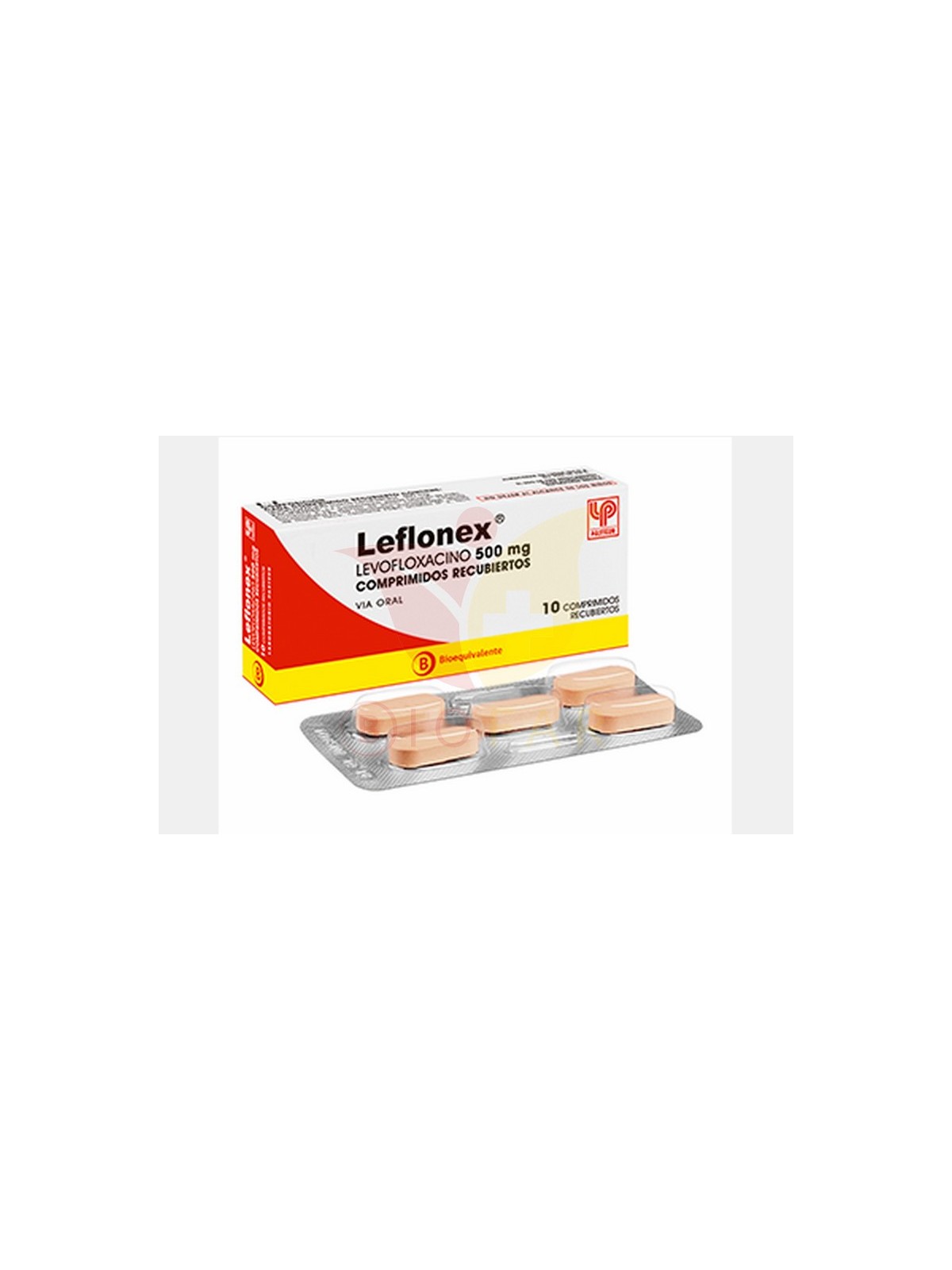 LEFLONEX 500MG X 10 COM REC