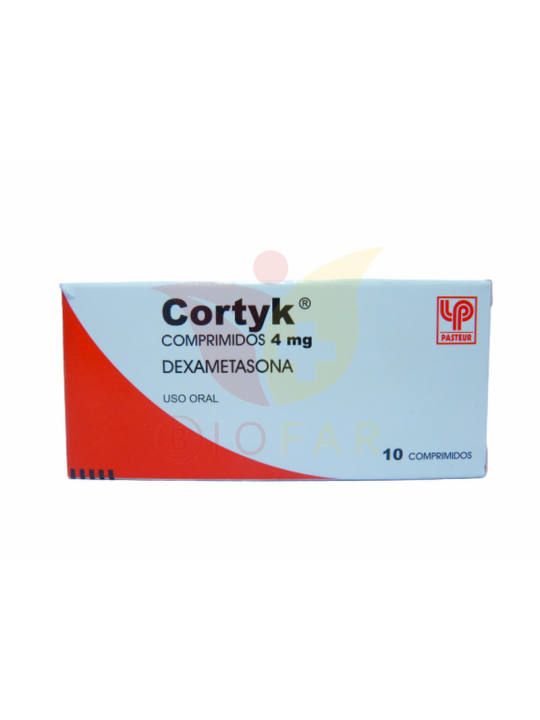 CORTYK 4mg X 10COM.