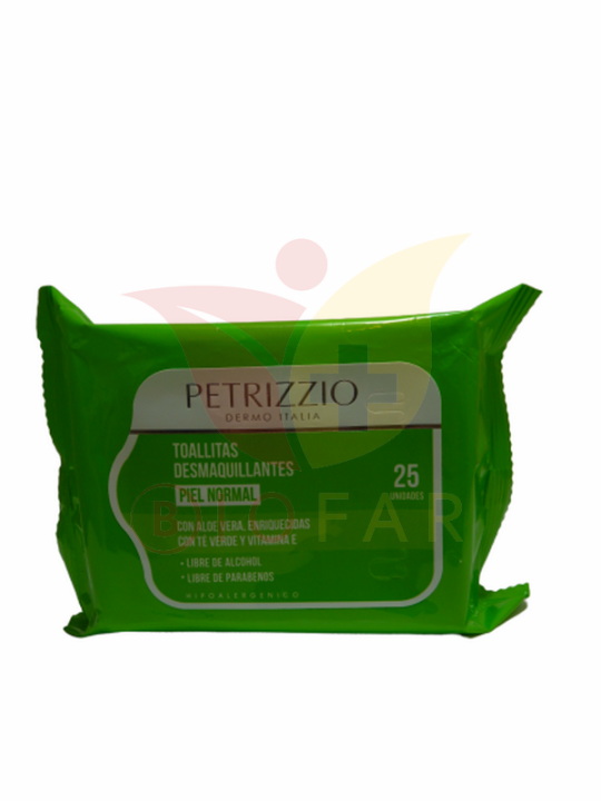 PETRIZZIO TOALLAS DESMAQ ALOE X25 UN