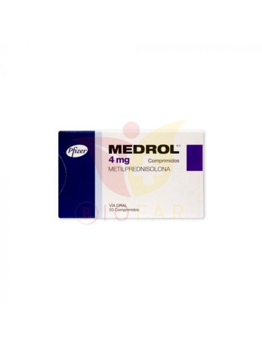 MEDROL 4 MG X 20 COM