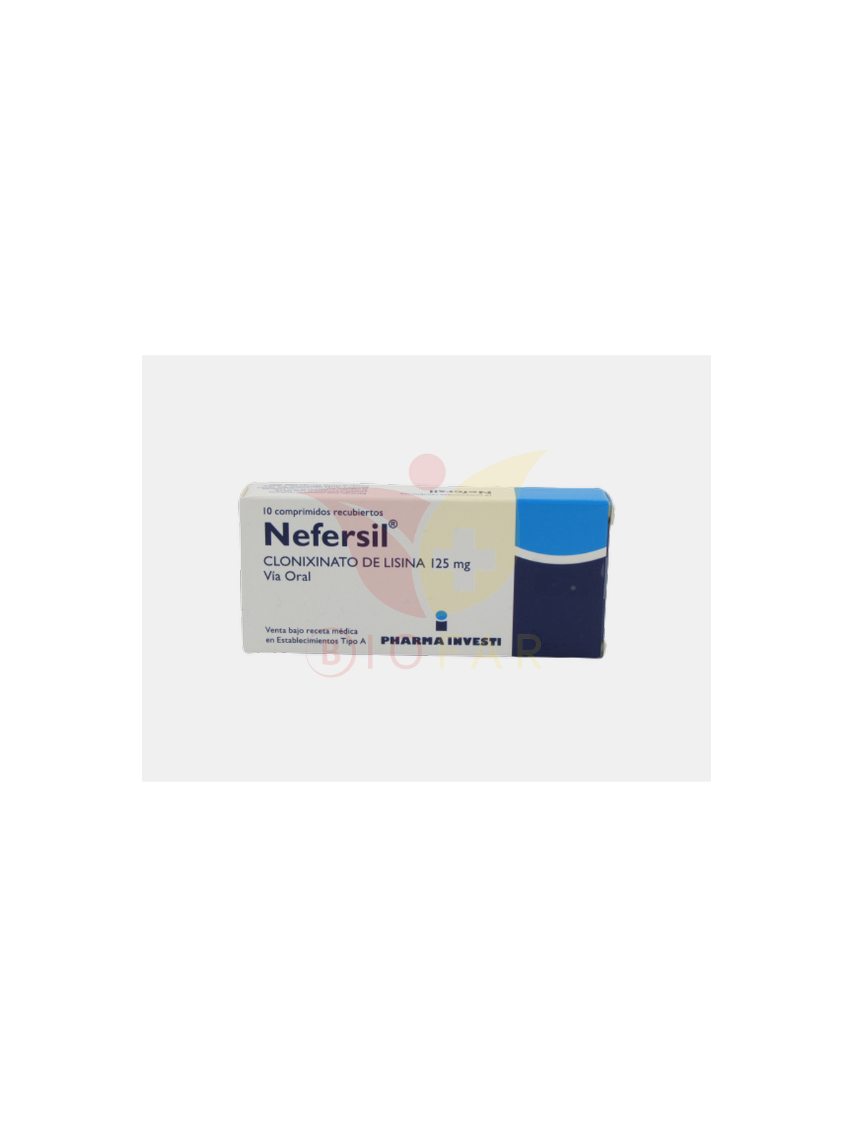 NEFERSIL 125mg X10COM.REC.