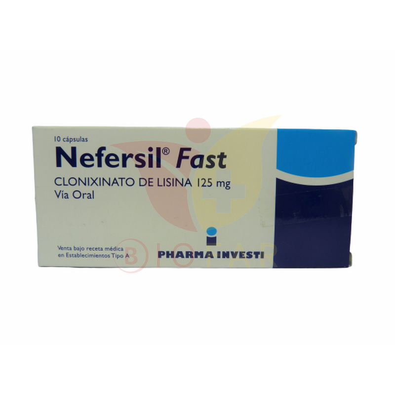 NEFERSIL FAST 125mg X10CAP