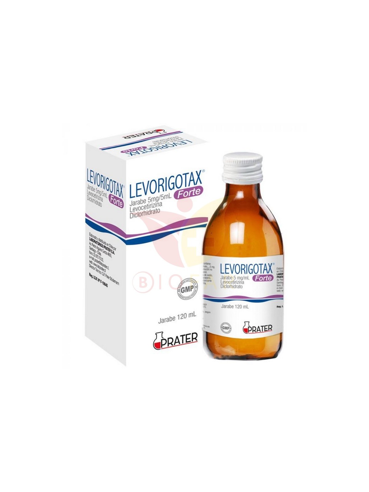 LEVORIGOTAX  FORTE JBE 5MG mg/5ml X 120ML