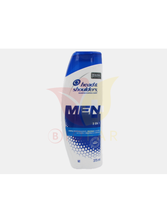 H&S SHAMPOO 3 EN 1 MEN 375ML