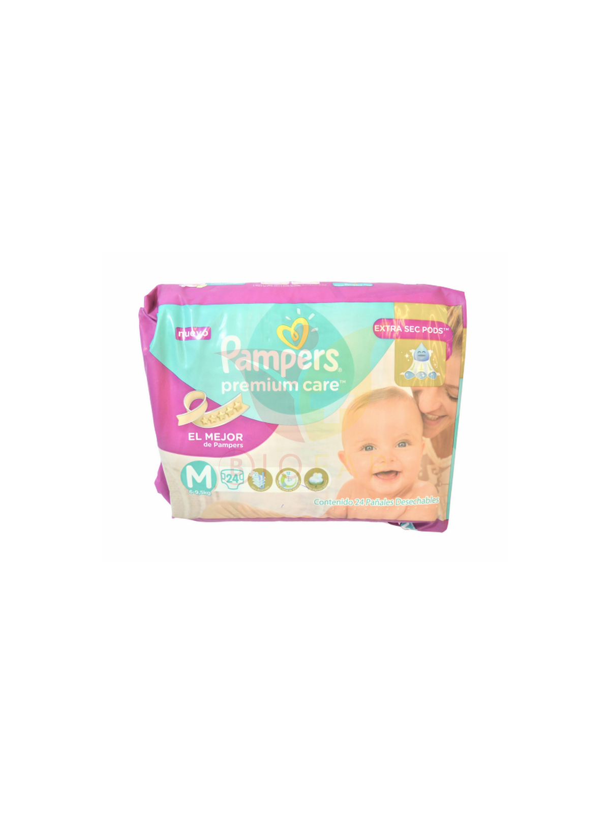 PAMPERS PREMIUM CARE MED X24