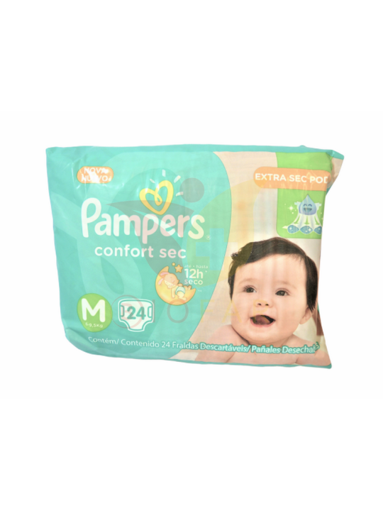 PAMPERS CONFORT SEC M X24