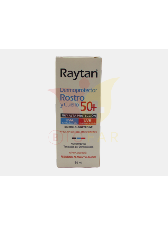 RAYTAN DERMOPROTECTOR ROSTRO Y CUELLO F/50 60ML