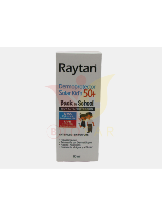 RAYTAN DERMOPROTECTOR SOLAR KIDS F/50 60ML