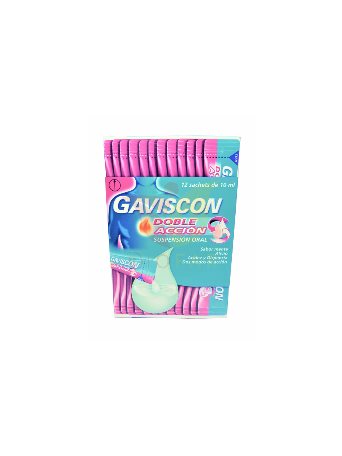 GAVISCON DOBLE ACCION S.O X12 SACHET