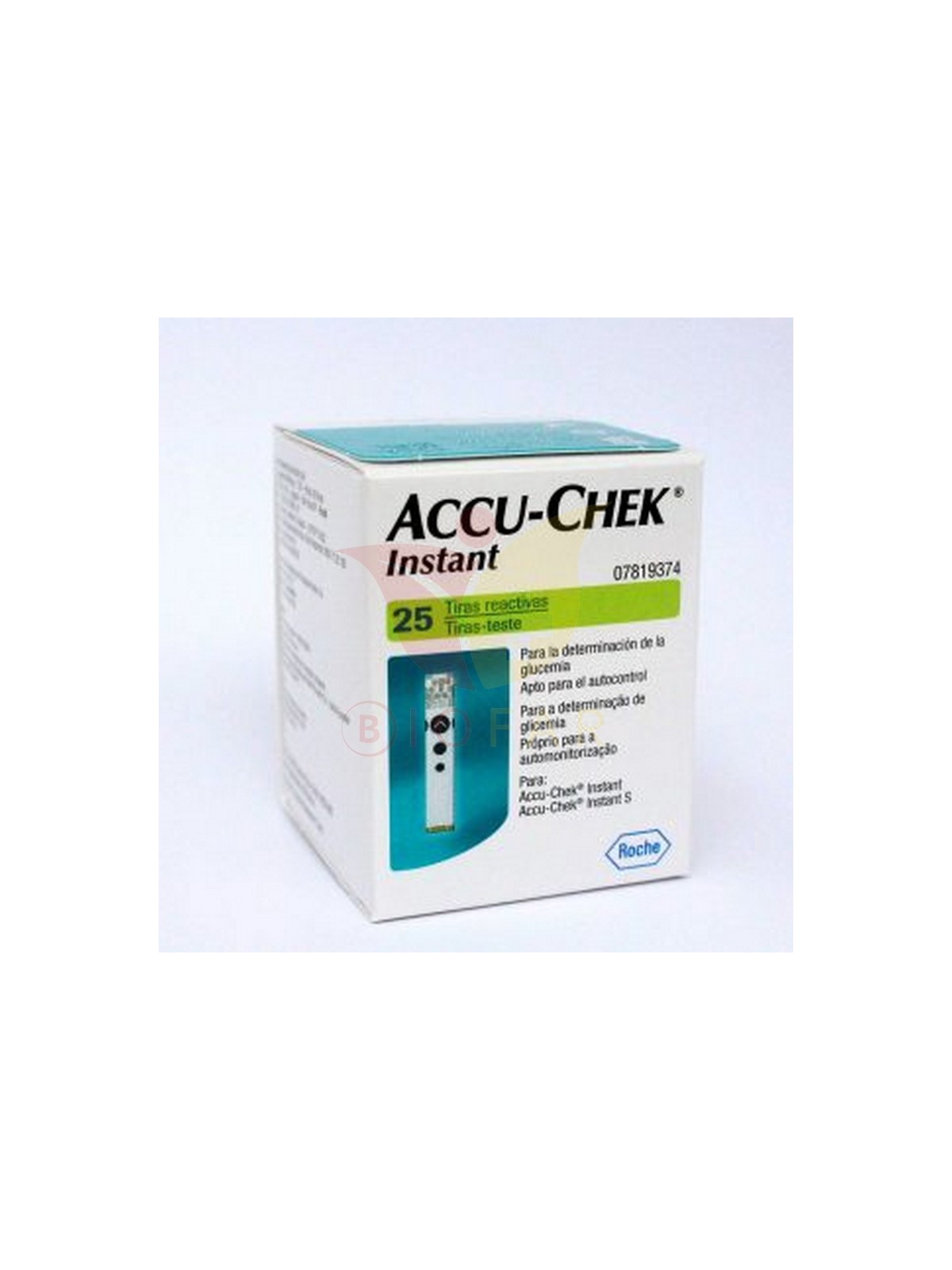 ACCU-CHEK KIT INSTANT  X 25 TIRAS REACTIVAS