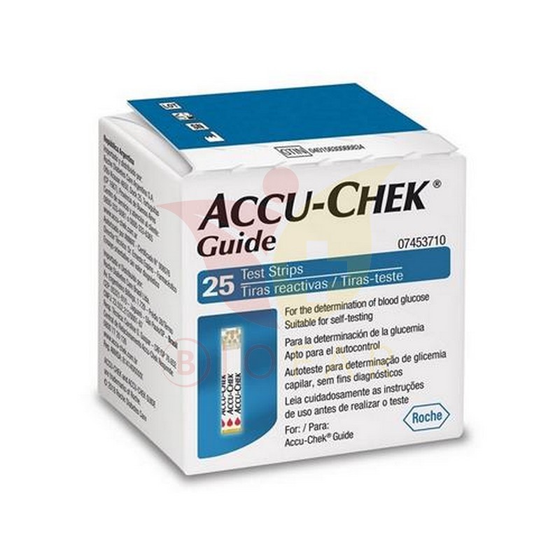 ACCU-CHEK GUIDE X 25 TIRAS REACTIVAS