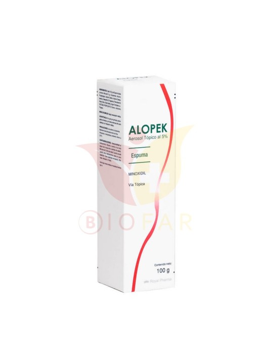 Alopek 5 % x 100 gr Esp Top