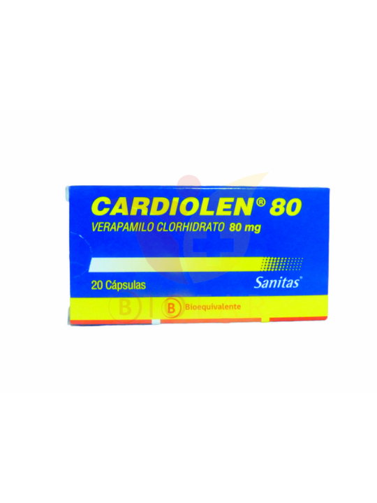 CARDIOLEN 80mg X 20 CAP