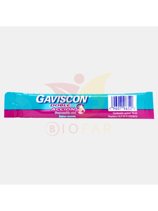 GAVISCON DOBLE ACCION S.O X1 SACHET