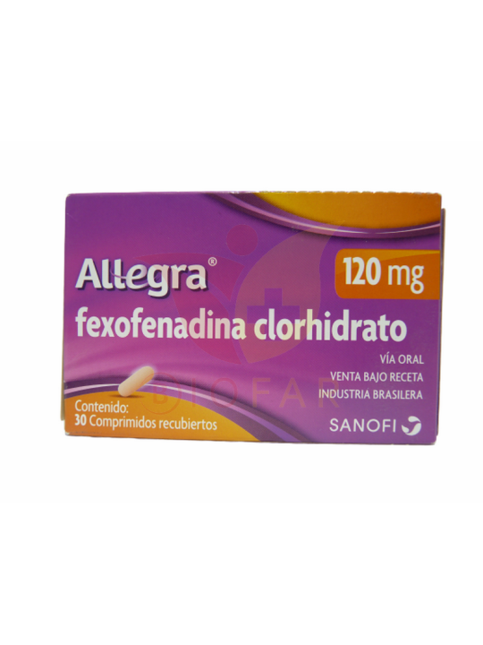 ALLEGRA 120mg X30COM.REC.