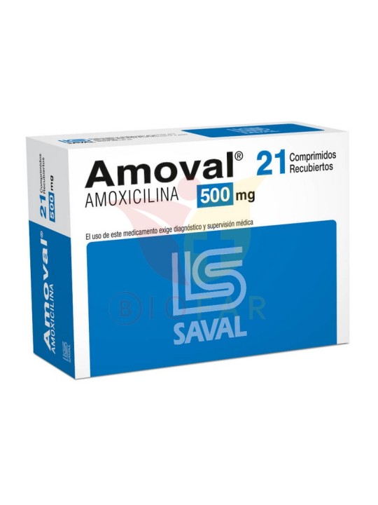 AMOVAL COM.500MG. 21