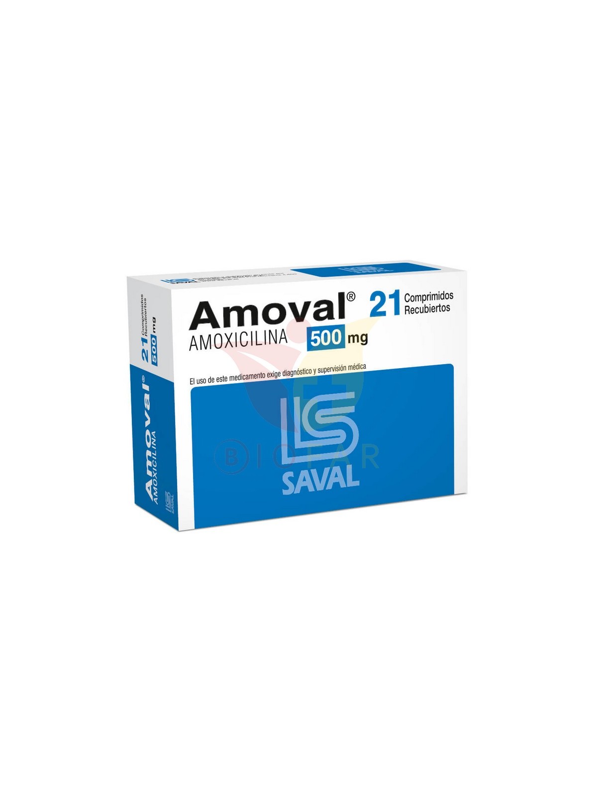 AMOVAL COM.500MG. 21