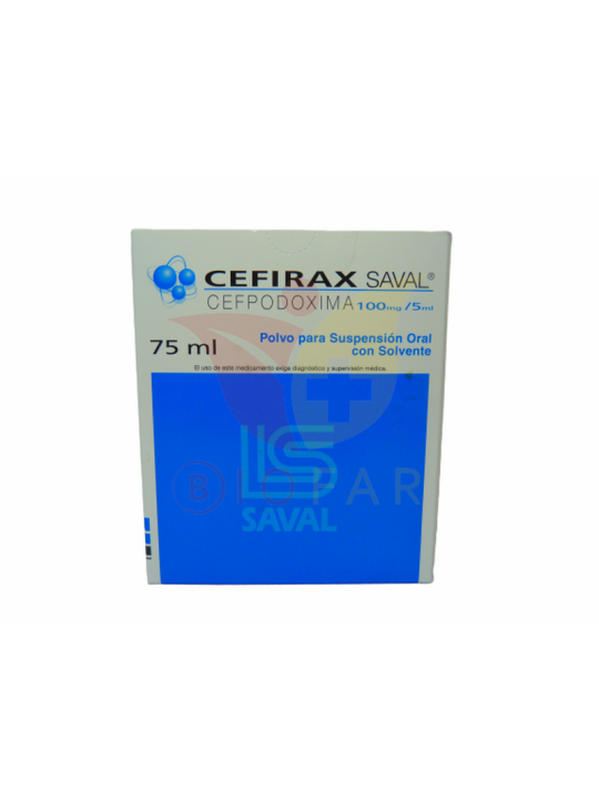 CEFIRAX POLVO PARA SUSPENSIÓN ORAL 100 mg/5 Ml X 75 ML