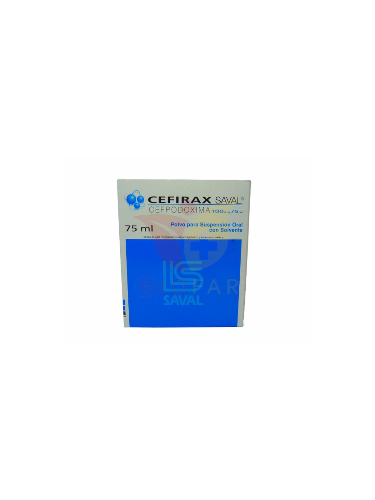 CEFIRAX POLVO PARA SUSPENSIÓN ORAL 100 mg/5 Ml X 75 ML