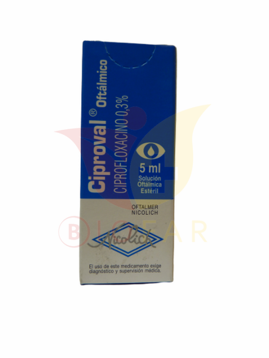 CIPROVAL 0.3% SOF.X5ML