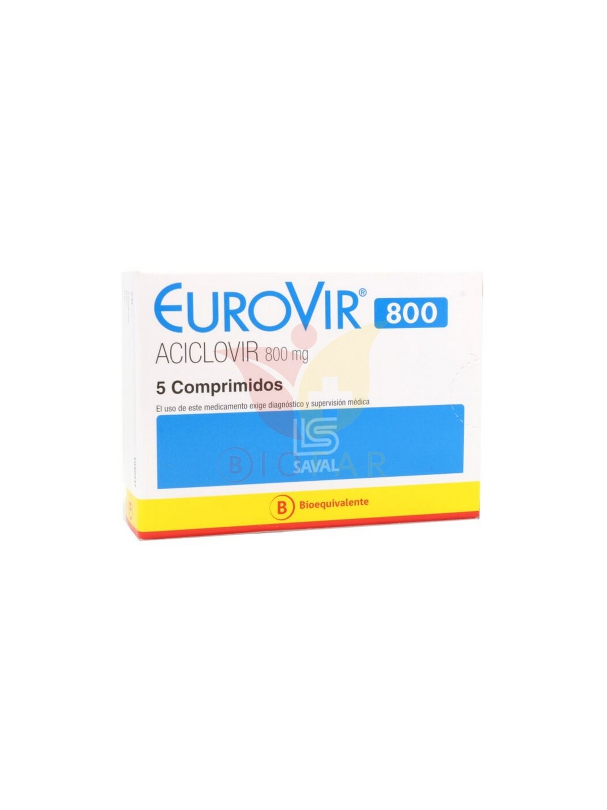 EUROVIR COM.800MG. 5