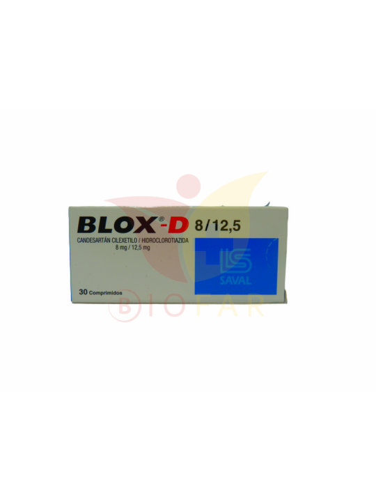 BLOX-D 8/12.5mg X 30COMP