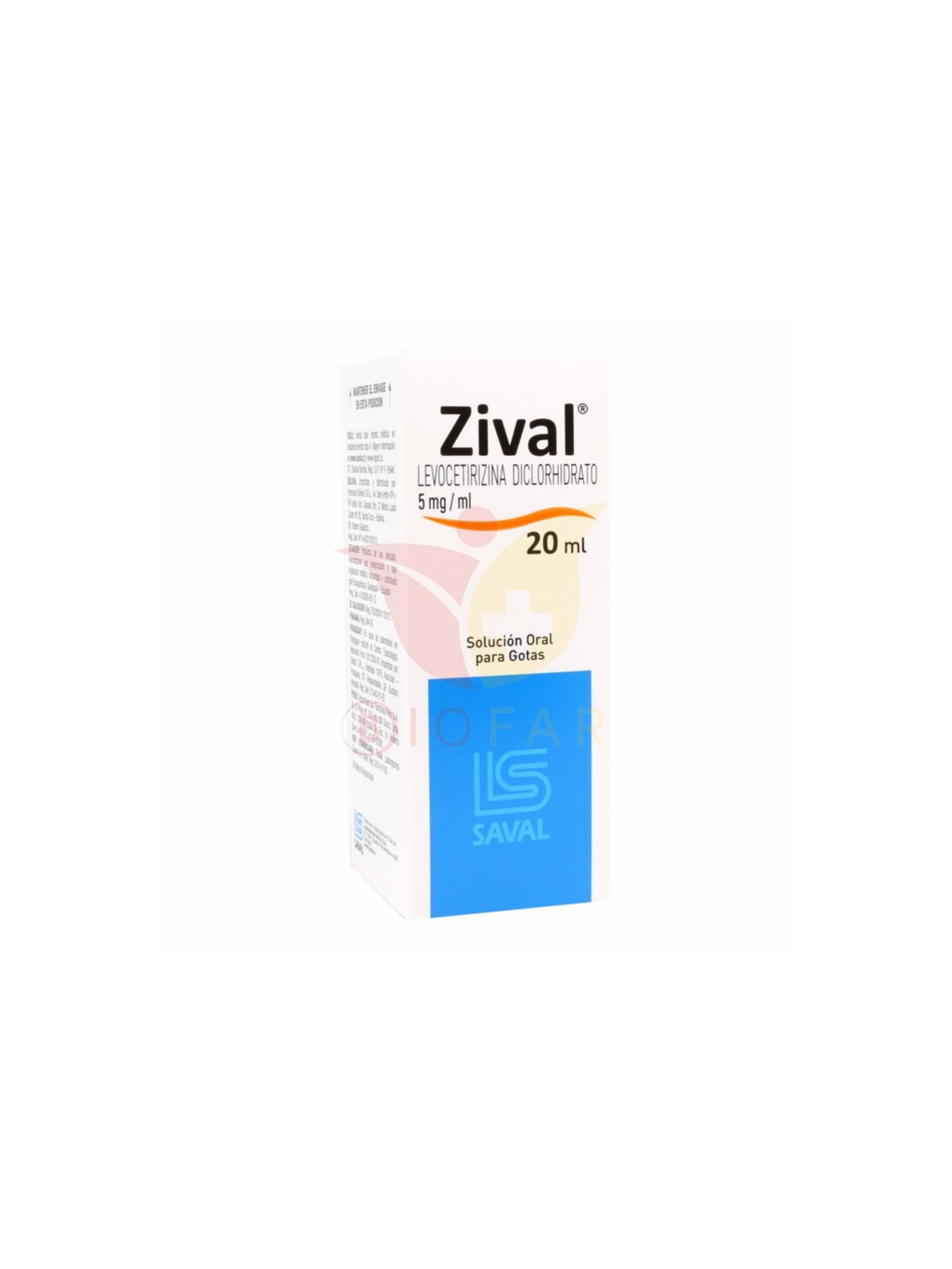 ZIVAL GTS.5MG/ML.20ML