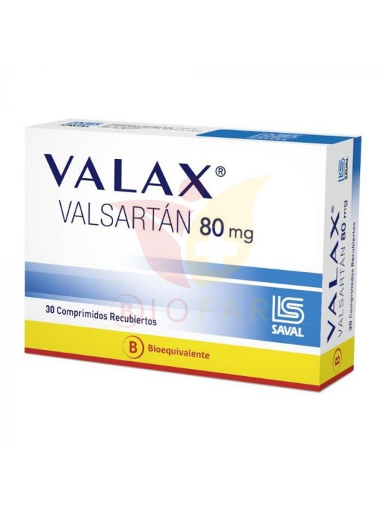 VALAX 80mg X30COM REC.