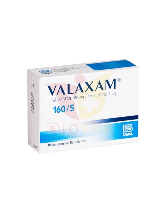 VALAXAM  160mg/5MG  X30COM REC.