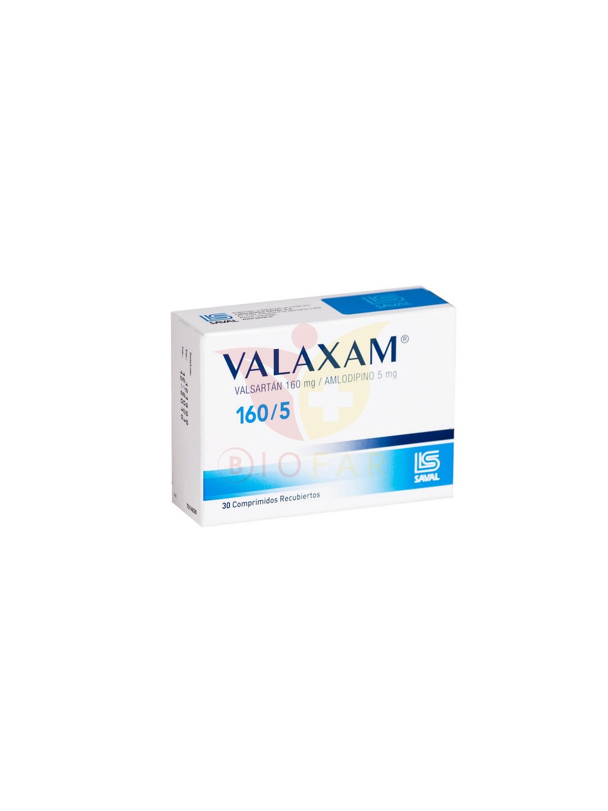 VALAXAM  160mg/5MG  X30COM REC.