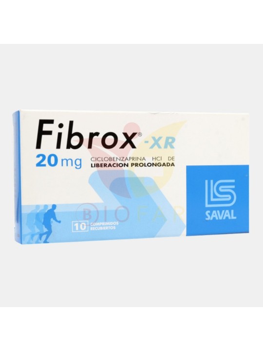 FIBROX - XR 20 MG X 10 COM