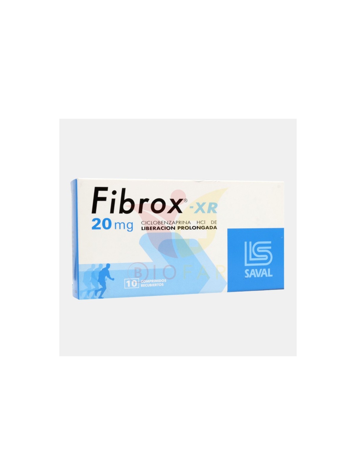 FIBROX - XR 20 MG X 10 COM