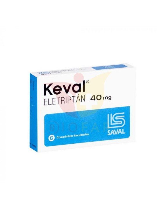 KEVAL 40mg X6COM.REC